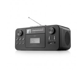 [BZ-LX50BT] 블루투스 포터블 CD 라디오 카세트, 5.0블루투스, AM/FM 다이얼, 전면LCD 창, 휴대용 손잡이, AC 아답터, C type 배터리